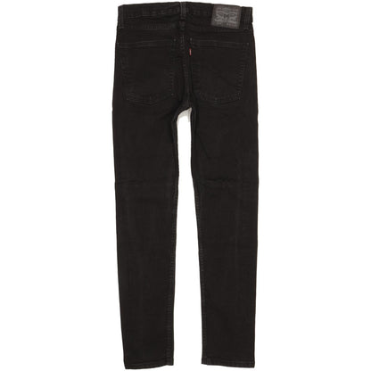 Levi's 510 Men Black Skinny Slim Stretch Jeans W30 L31