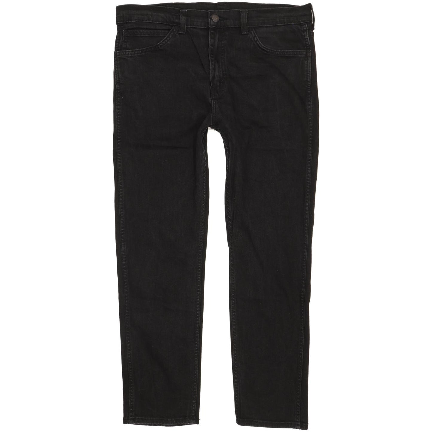 Levi's 508 Men Black Straight Slim Stretch Jeans W35 L29
