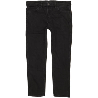 Levi's 508 Men Black Straight Slim Stretch Jeans W35 L29