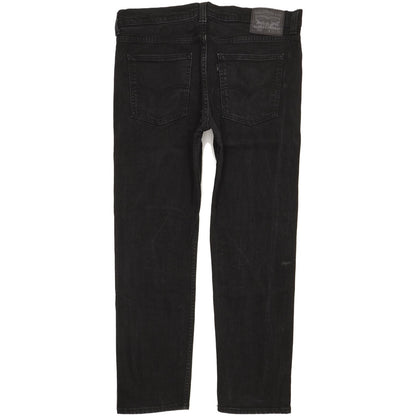 Levi's 508 Men Black Straight Slim Stretch Jeans W35 L29
