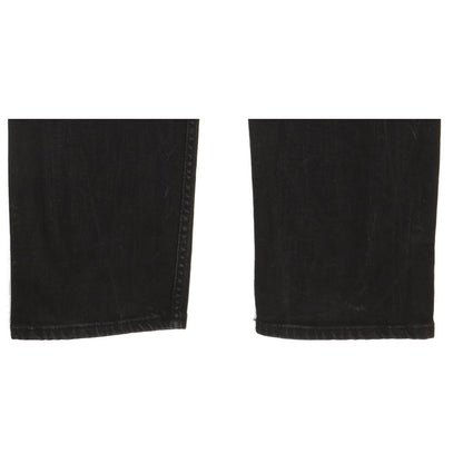 Levi's 508 Men Black Straight Slim Stretch Jeans W35 L29