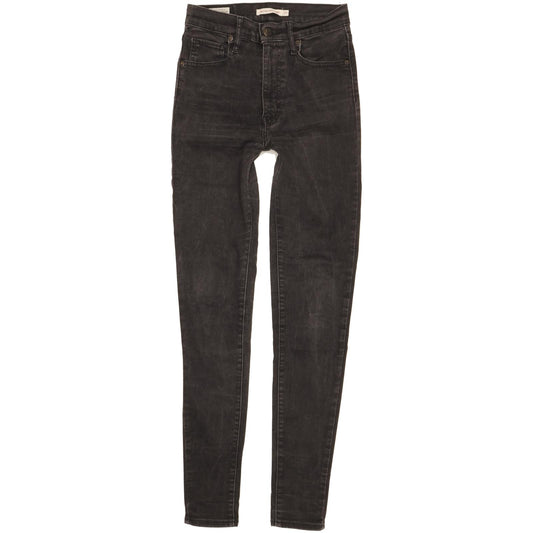Levi's Mile Women Black Skinny Slim Stretch Jeans W27 L31