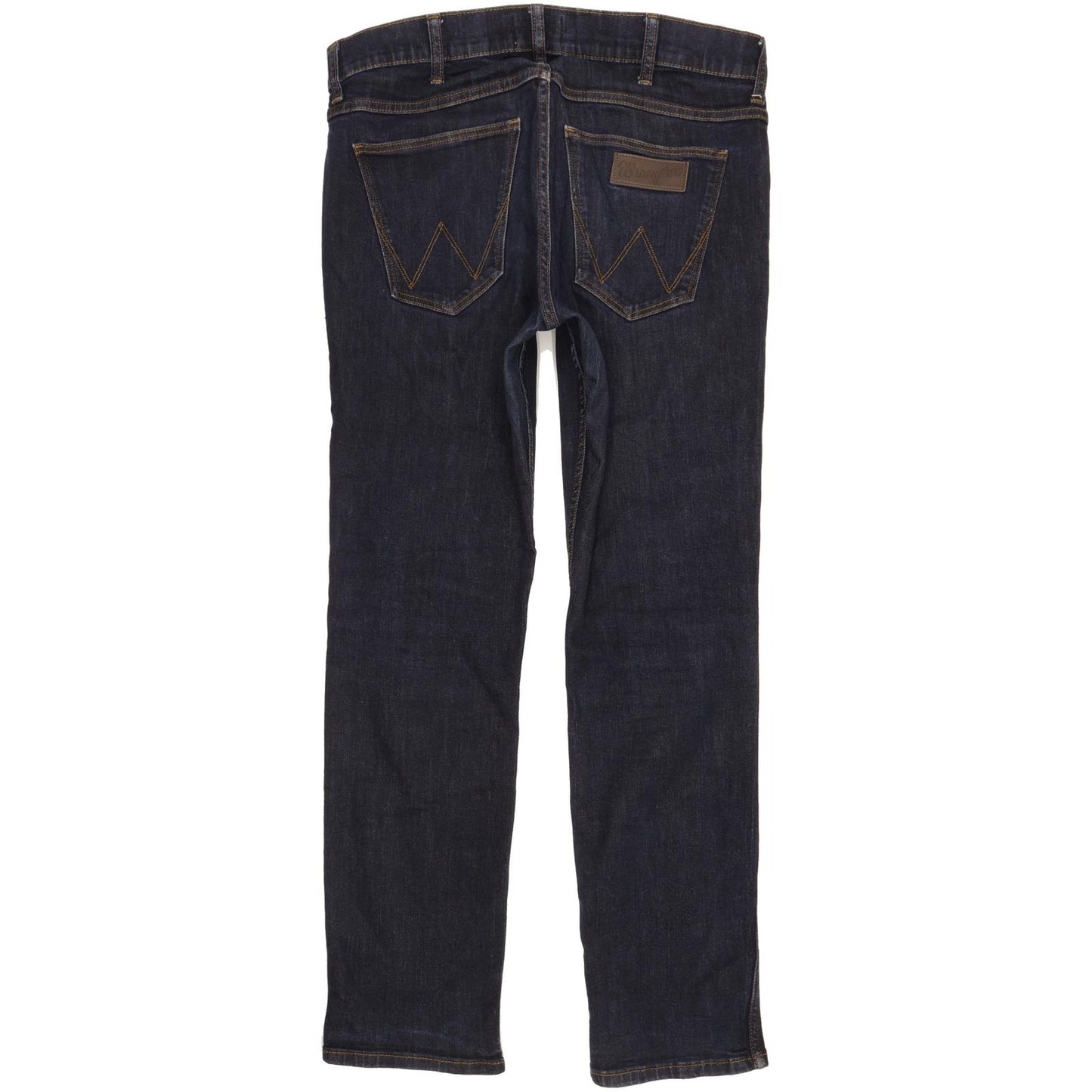 Wrangler Greensboro Men Blue Straight Regular Stretch Jeans W33 L30