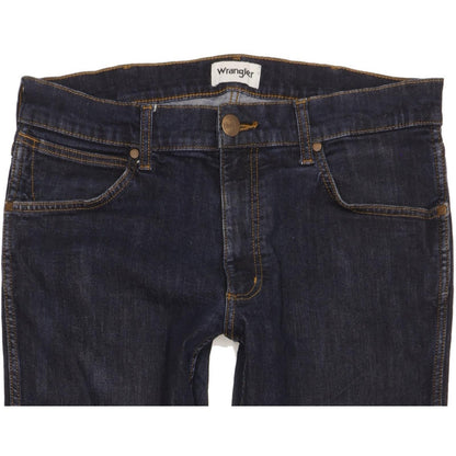 Wrangler Greensboro Men Blue Straight Regular Stretch Jeans W33 L30