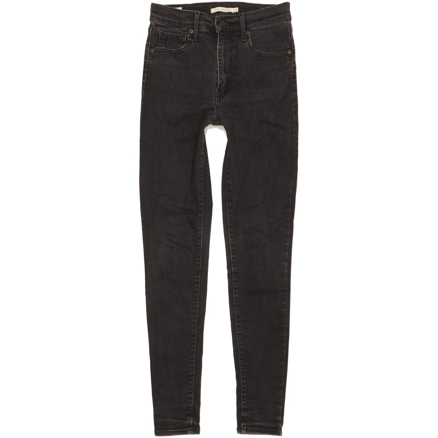Levi's Mile Black Skinny Slim Stretch Jeans High Waisted W28 L32