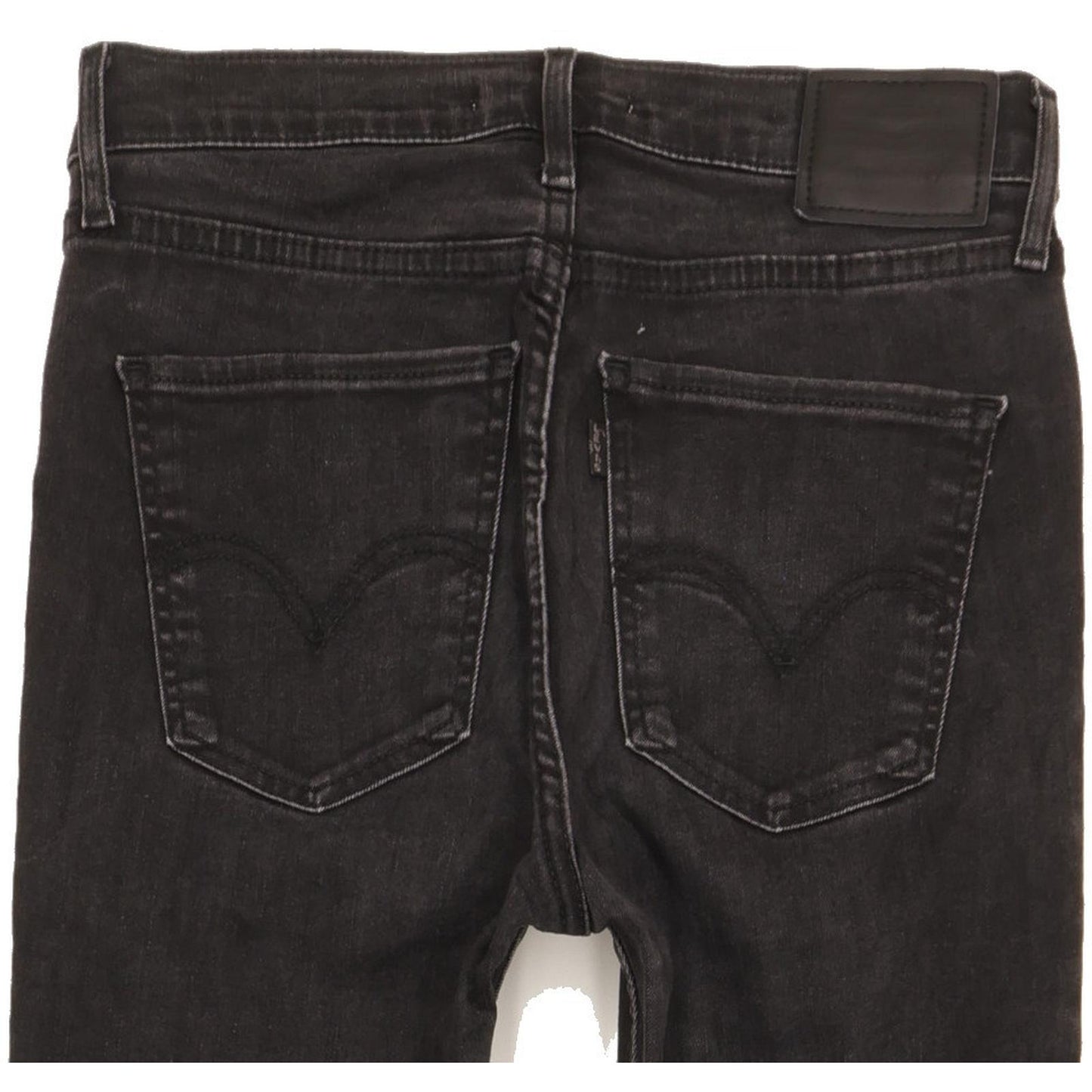 Levi's Mile Black Skinny Slim Stretch Jeans High Waisted W28 L32