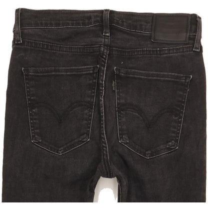 Levi's Mile Black Skinny Slim Stretch Jeans High Waisted W28 L32