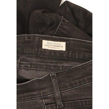 Levi's Mile Black Skinny Slim Stretch Jeans High Waisted W28 L32