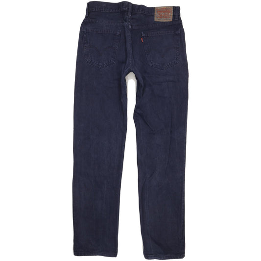 Levi's 505 Men Blue Straight Regular Jeans W34 L34