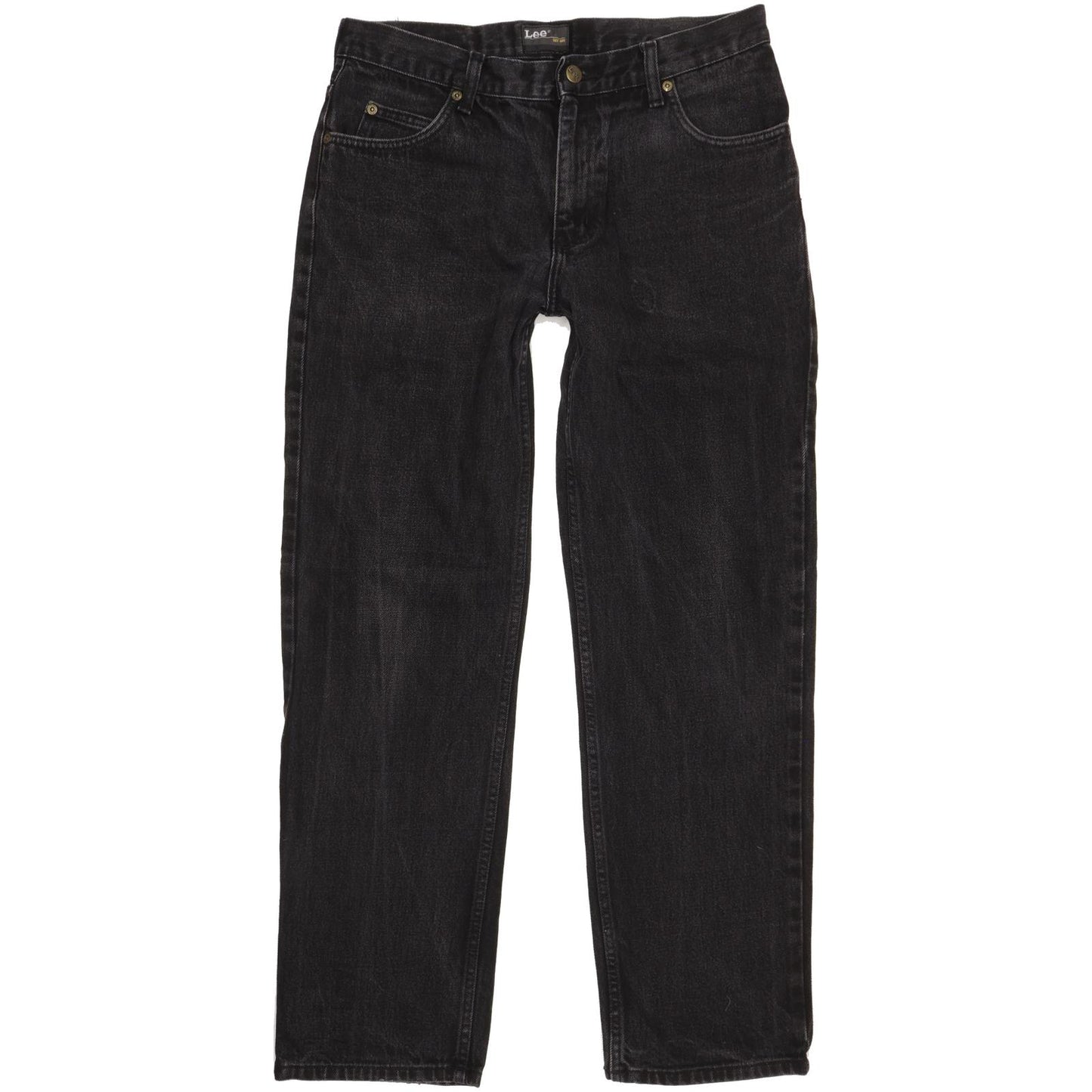 Lee Brooklyn Men Black Straight Regular Jeans W34 L31
