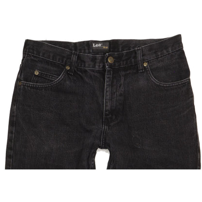 Lee Brooklyn Men Black Straight Regular Jeans W34 L31