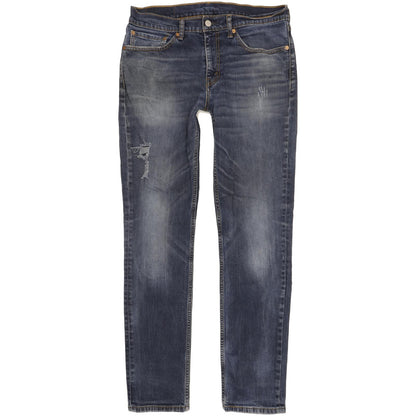 Levi's 511 Men Blue Straight Slim Stretch Jeans W34 L32
