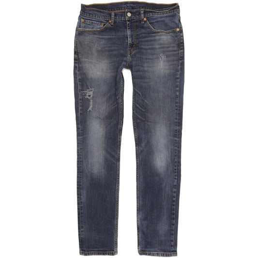 Levi's 511 Men Blue Straight Slim Stretch Jeans W34 L32