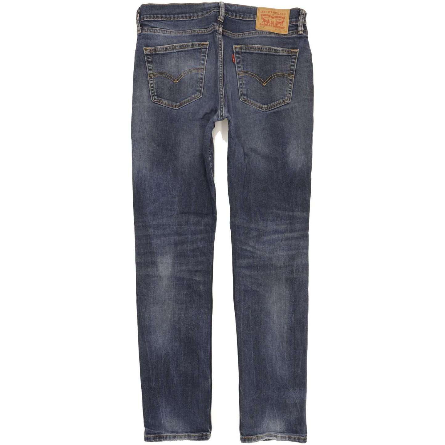 Levi's 511 Men Blue Straight Slim Stretch Jeans W34 L32