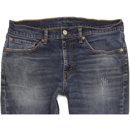 Levi's 511 Men Blue Straight Slim Stretch Jeans W34 L32