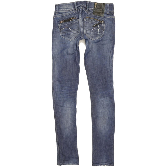 G-Star Fender Women Blue Skinny Slim Stretch Jeans W27 L34