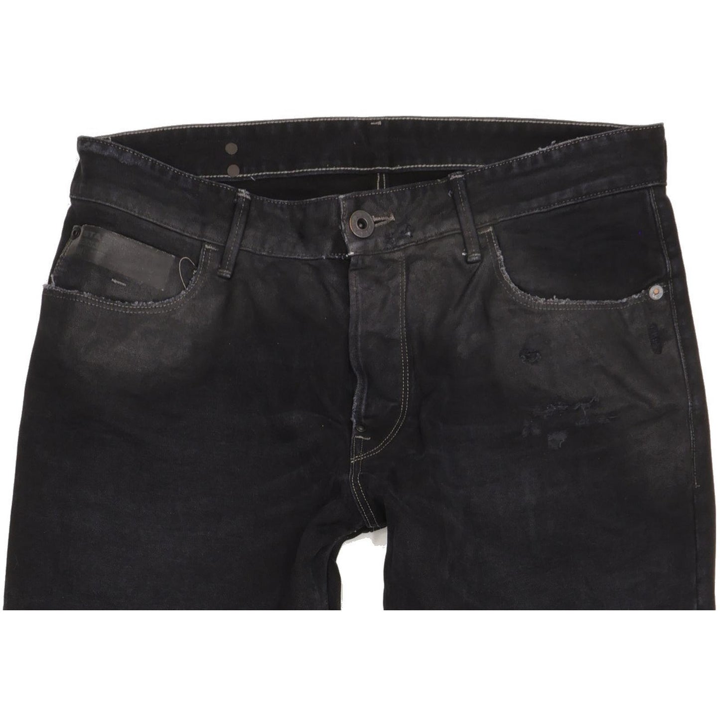 G-Star Blades Men Black Tapered Slim Jeans W33 L32