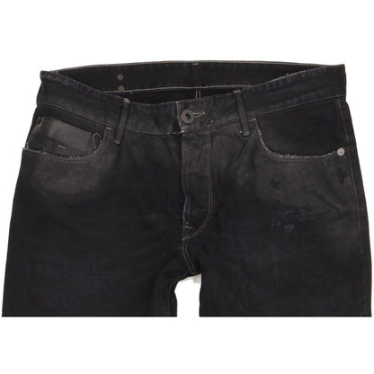 G-Star Blades Men Black Tapered Slim Jeans W33 L32