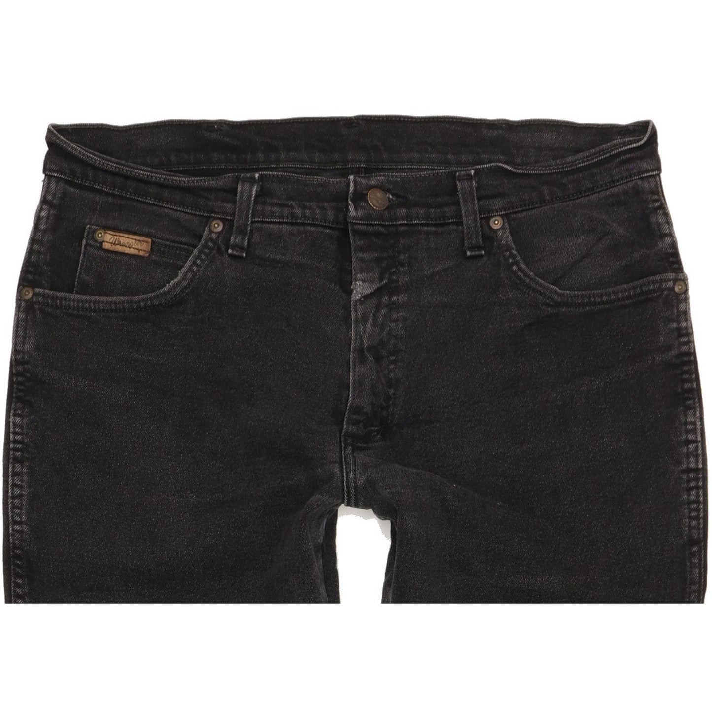 Wrangler Texas Men Black Straight Regular Jeans W34 L29