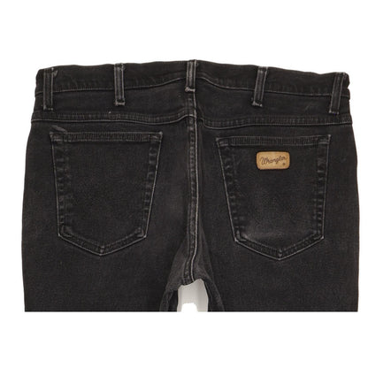 Wrangler Texas Men Black Straight Regular Jeans W34 L29