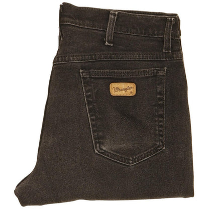 Wrangler Texas Men Black Straight Regular Jeans W34 L29