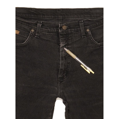 Wrangler Texas Men Black Straight Regular Jeans W34 L29