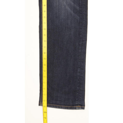Lee Daren Men Blue Straight Slim Stretch Jeans W36 L35
