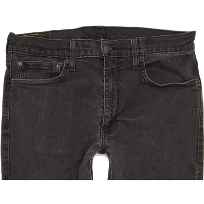Levi's 512 Lo-Ball Men Black Tapered Slim Stretch Jeans W36 L32