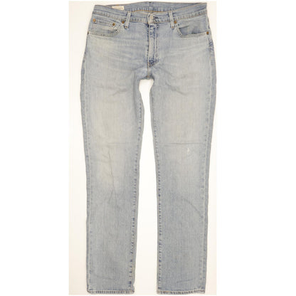 Levi's 511 Men Blue Straight Slim Stretch Jeans W33 L34