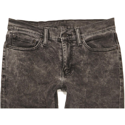 Levi's 511 Men Black Straight Slim Stretch Jeans W32 L29