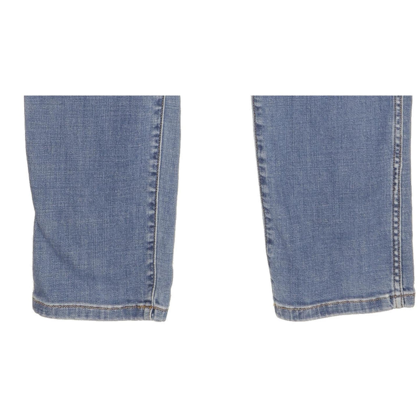 Wrangler Larston Men Blue Straight Slim Stretch Jeans W33 L32