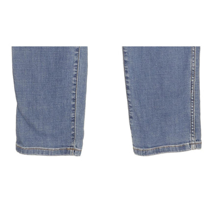Wrangler Larston Men Blue Straight Slim Stretch Jeans W33 L32