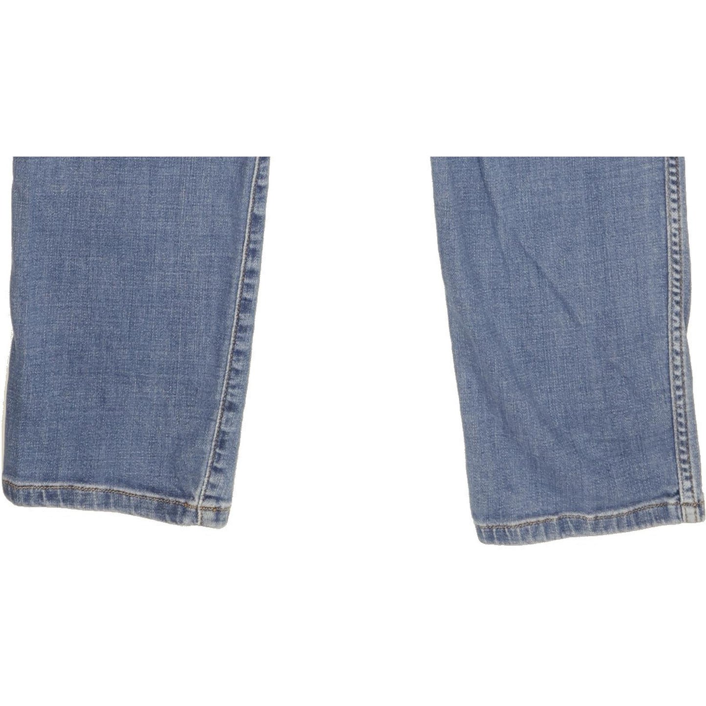 Wrangler Larston Men Blue Straight Slim Stretch Jeans W33 L32