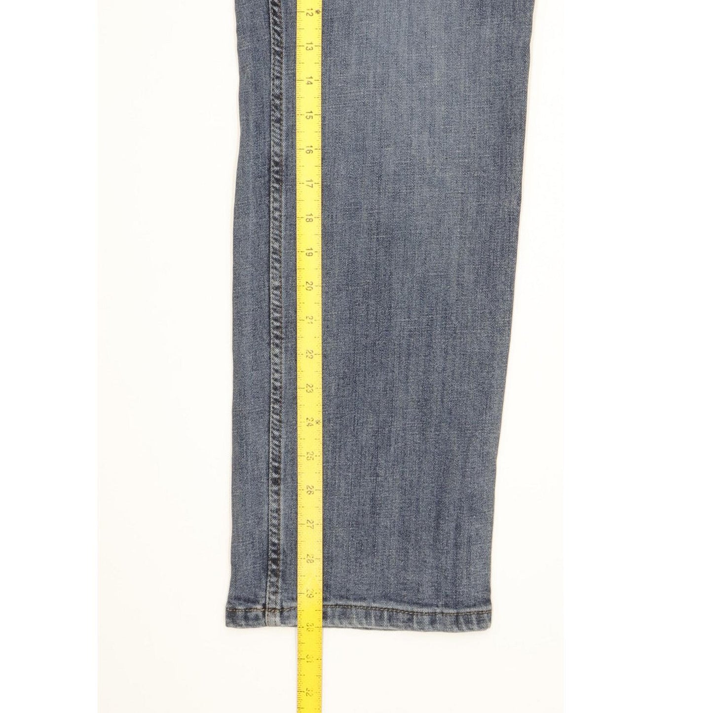 Wrangler Men Blue Straight Regular Stretch Jeans W35 L30