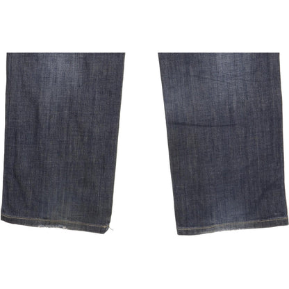 Wrangler Texas Men Blue Straight Regular Stretch Jeans W38 L34