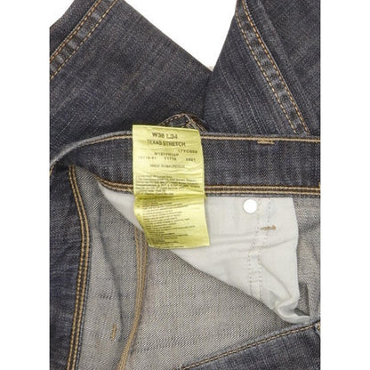 Wrangler Texas Men Blue Straight Regular Stretch Jeans W38 L34