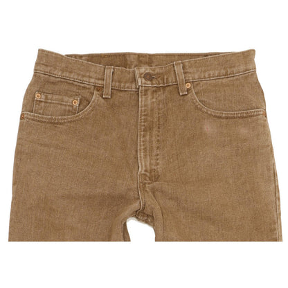 Levi's 550 Made inUSA Men Brown Tapered Relaxed Mom Jeans W33 L34