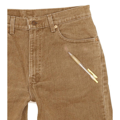 Levi's 550 Made inUSA Men Brown Tapered Relaxed Mom Jeans W33 L34