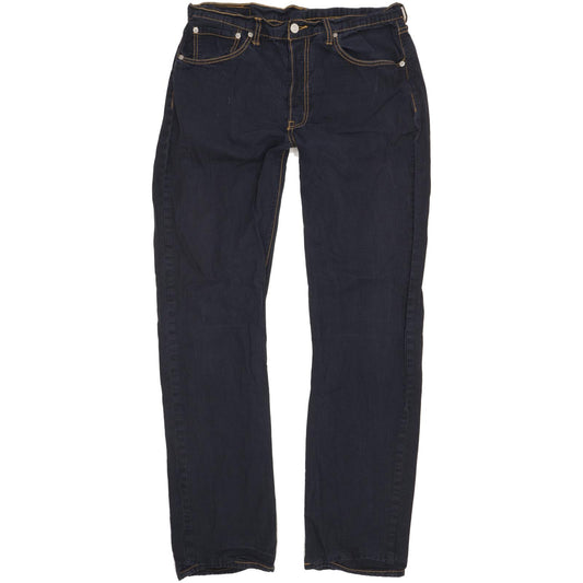 Levi's 501 Men Navy Straight Regular Trousers W34 L34