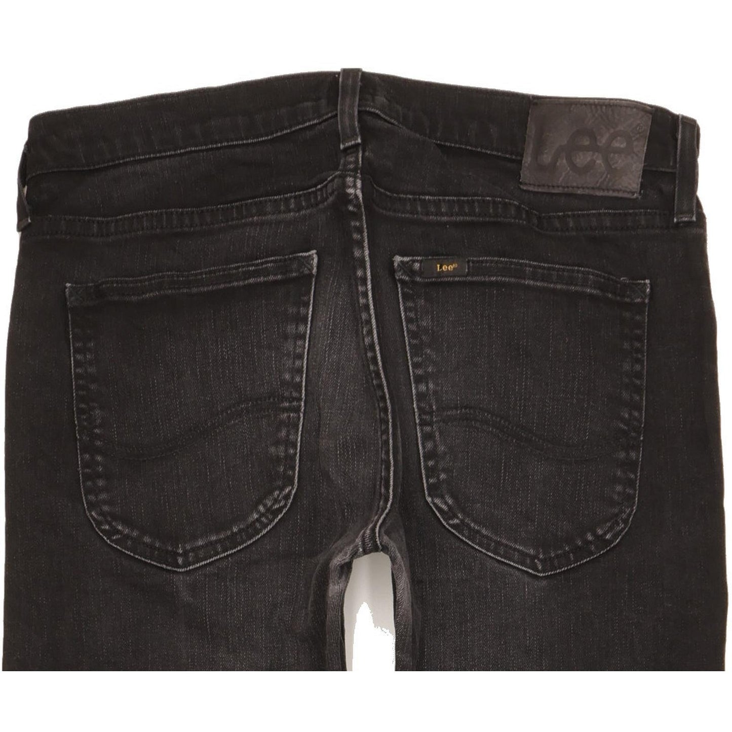 Lee Luke Men Black Skinny Slim Stretch Jeans W31 L30