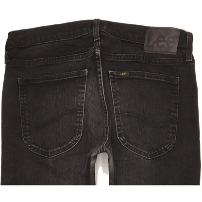 Lee Luke Men Black Skinny Slim Stretch Jeans W31 L30