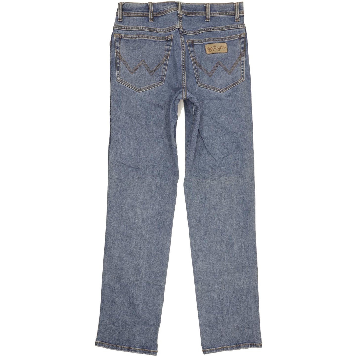 Wrangler Texas Men Blue Straight Regular Stretch Jeans W33 L34