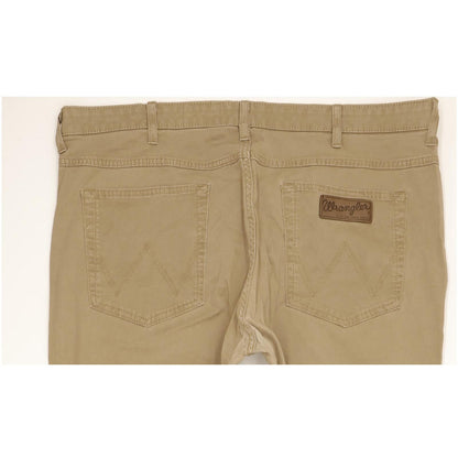 Wrangler Ariozna Men Green Straight Regular Stretch Jeans W42 L33