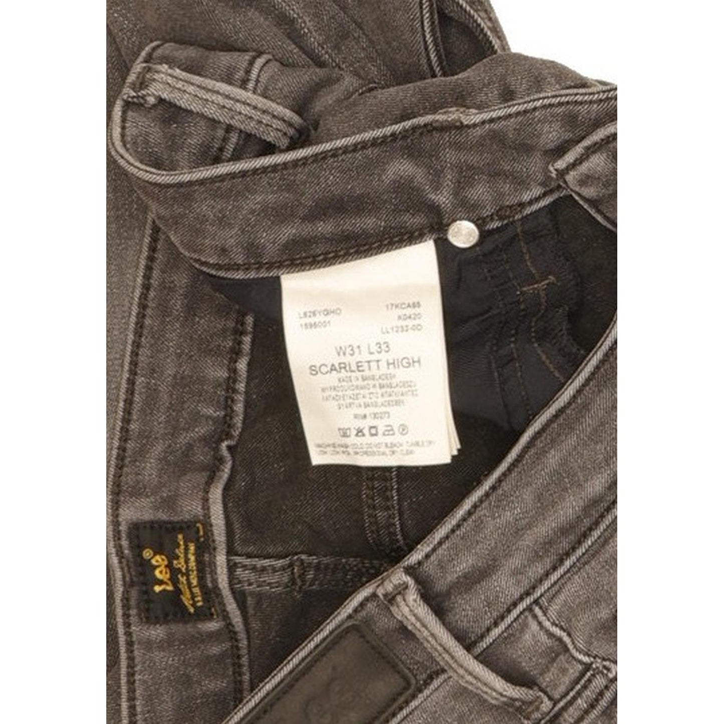 Lee Scarlett Women Grey Skinny Slim Stretch Jeans W31 L29