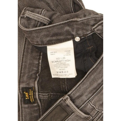Lee Scarlett Women Grey Skinny Slim Stretch Jeans W31 L29