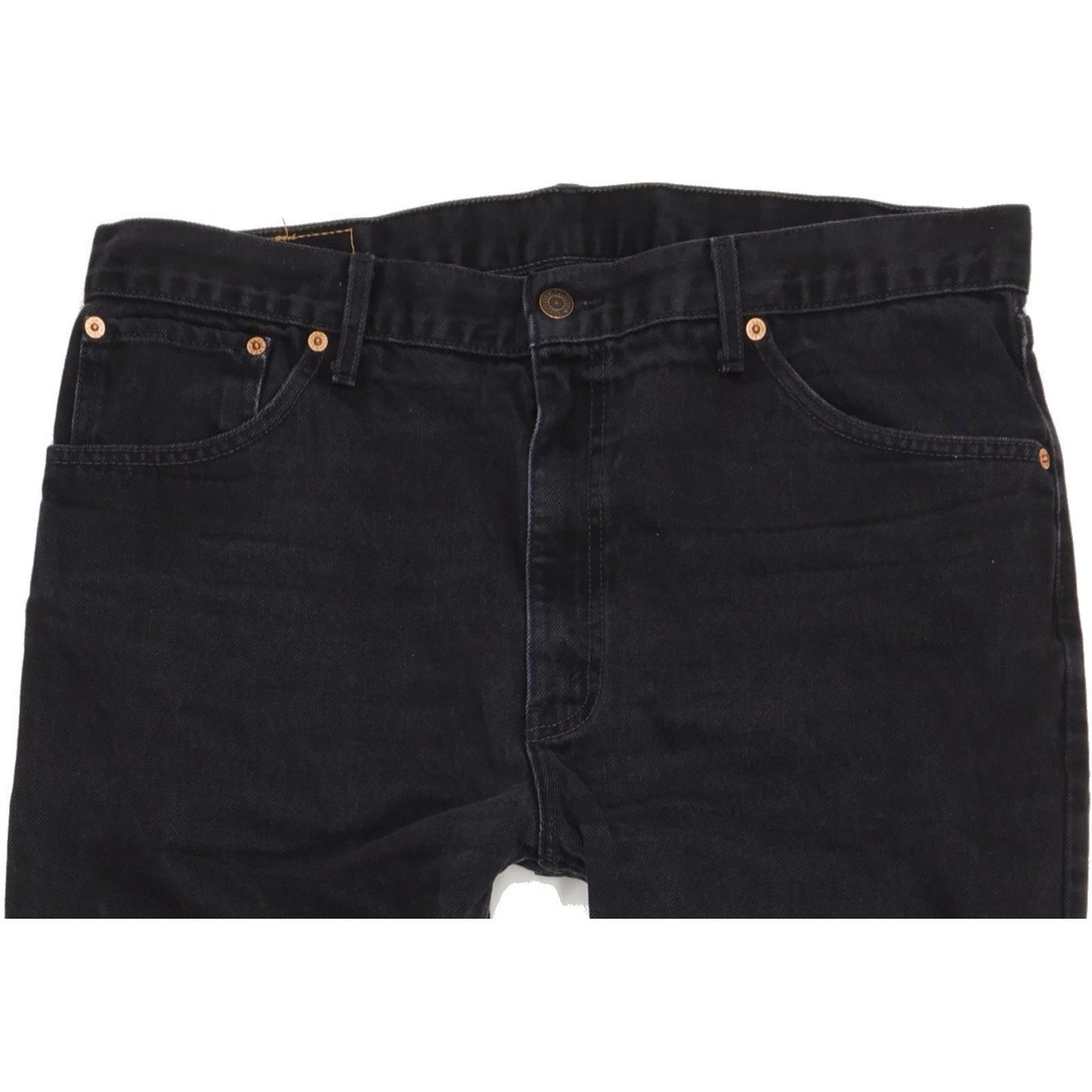 Levi's 521 Men Black Straight Regular Jeans W37 L32
