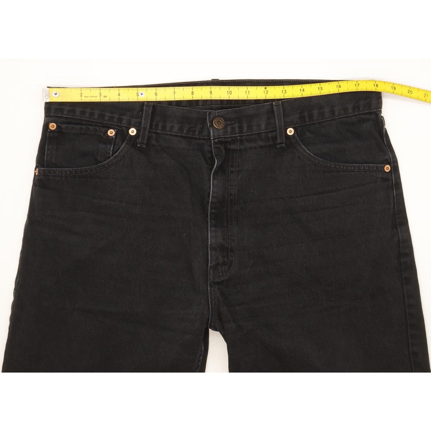 Levi's 521 Men Black Straight Regular Jeans W37 L32