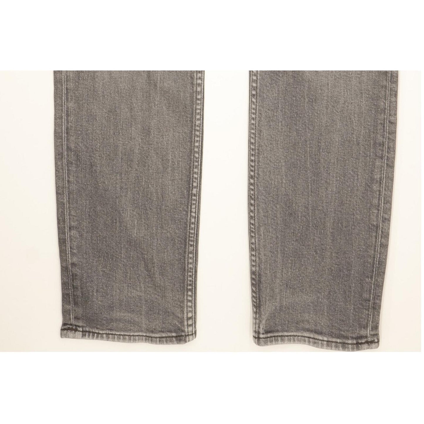 Lee Rider Men Grey Straight Slim Stretch Jeans W33 L34
