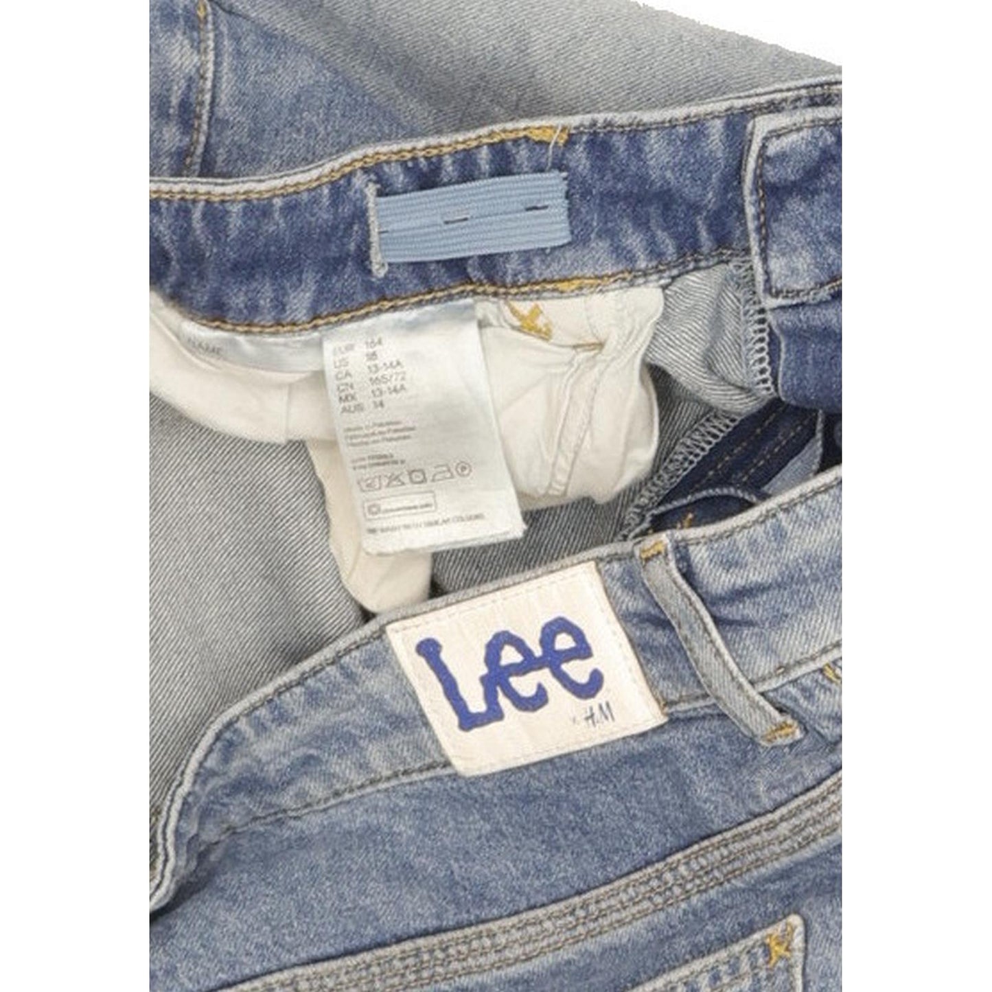 Lee Kids Blue Straight Regular Stretch Jeans W28 L28