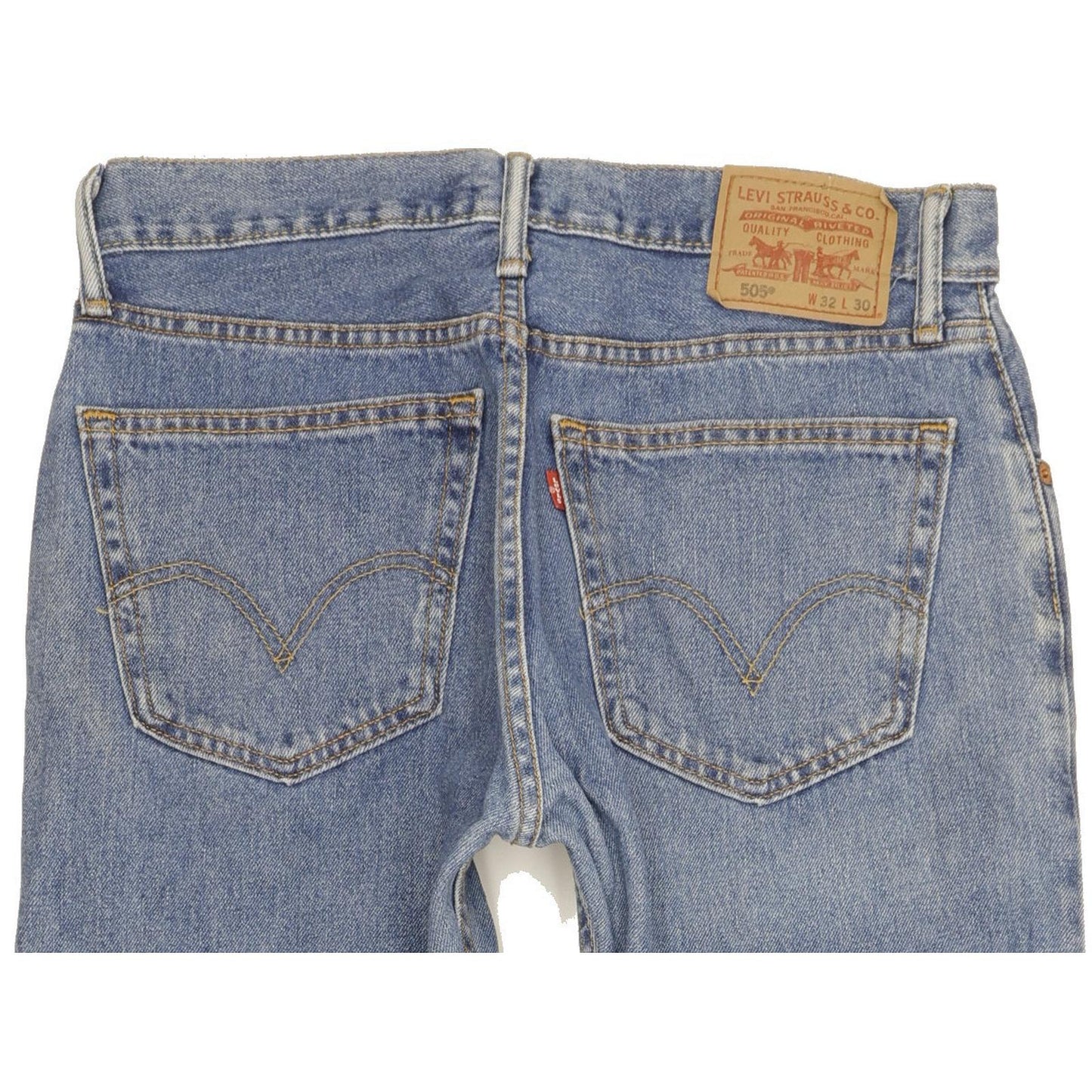 Levi's 505 Men Blue Straight Regular Jeans W32 L28